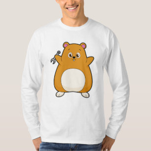 Hamster als Mechanik mit Schraubenschlüssel T-Shirt