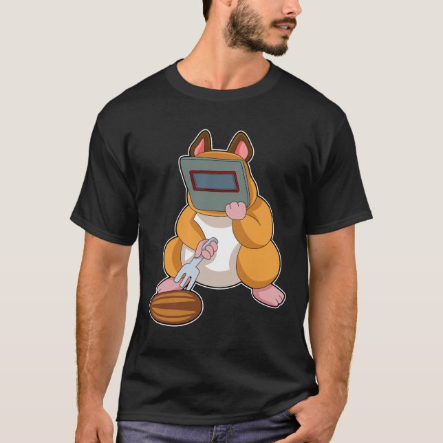 Hamster als Welder.PNG T-Shirt (Vorderseite)