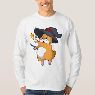 Hamster als Zauberer mit Zauberstab T-Shirt