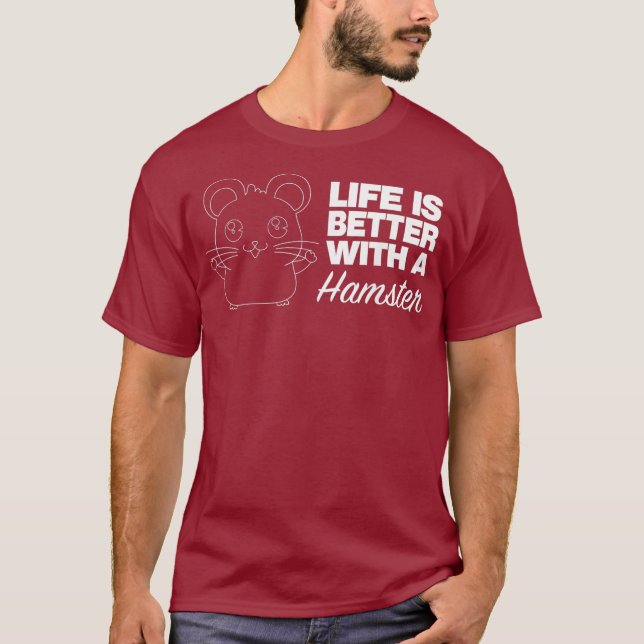 Hamster Apparel - Best Hamsters Lover Design T-Shirt (Vorderseite)