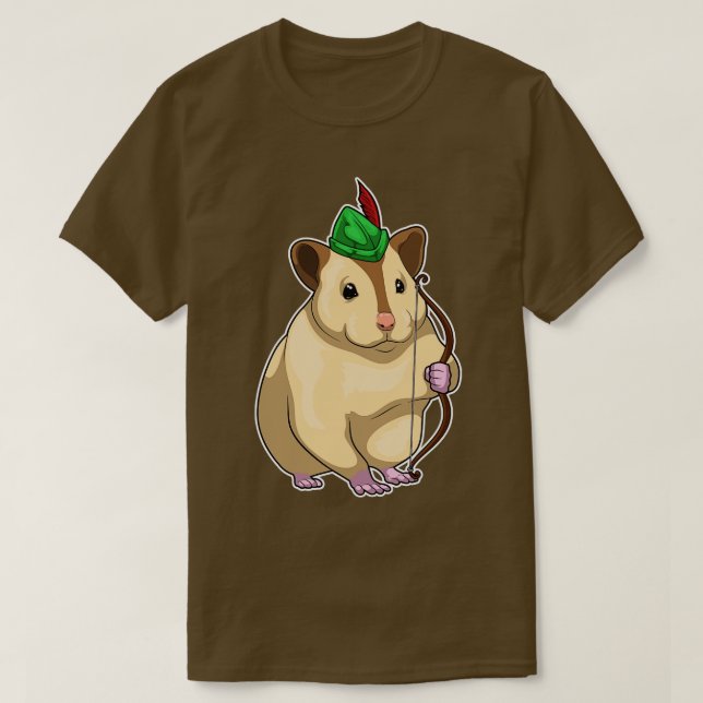 Hamster Archer Bow 1 T-Shirt (Design vorne)