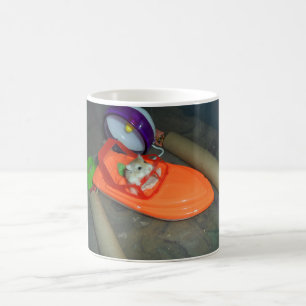 Hamster auf einem Boot Kaffeetasse