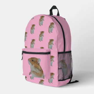 Hamster-Backpacker Bedruckter Rucksack