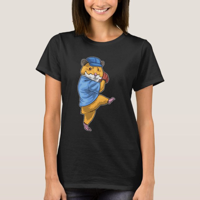 Hamster Baseball T-Shirt (Vorderseite)