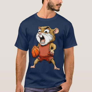 Hamster Basketballspieler T - Shirt