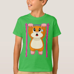 Hamster Bodybuilder Klimmzüge Bodybuilding T-Shirt