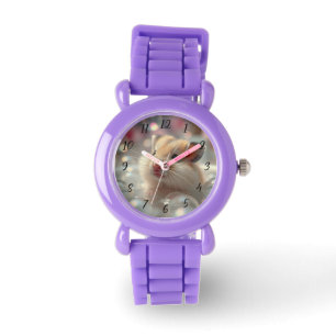 Hamster Bubble Bath Time Armbanduhr