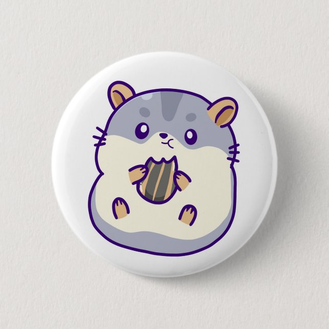 Hamster-Button Button (Vorderseite)