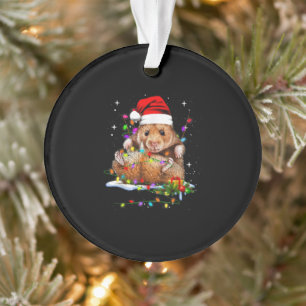 Hamster Christmas Niedlich Ornament