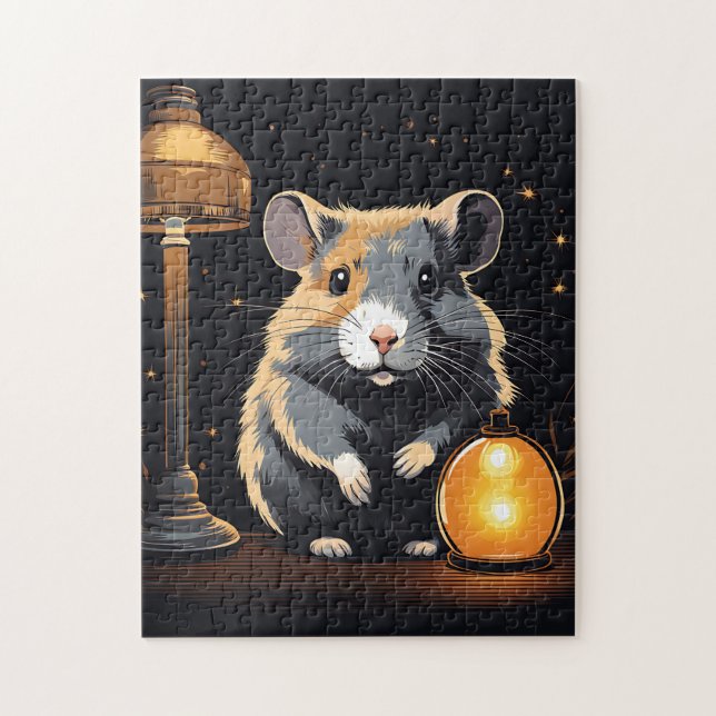 Hamster Cosy Ambiance Puzzle (Vertikal)