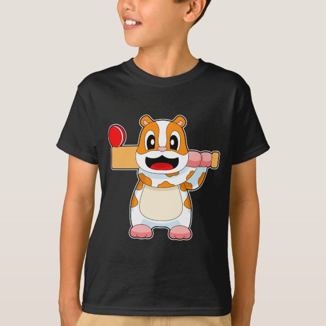 Hamster Cricket Cricket T-Shirt (Vorderseite)