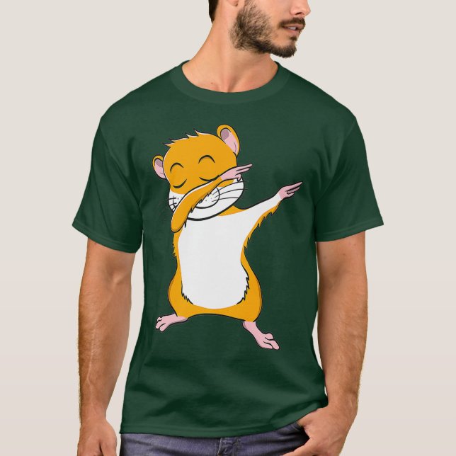 Hamster Dabbing Shirt Dab Animal Lover Gerbil (Vorderseite)