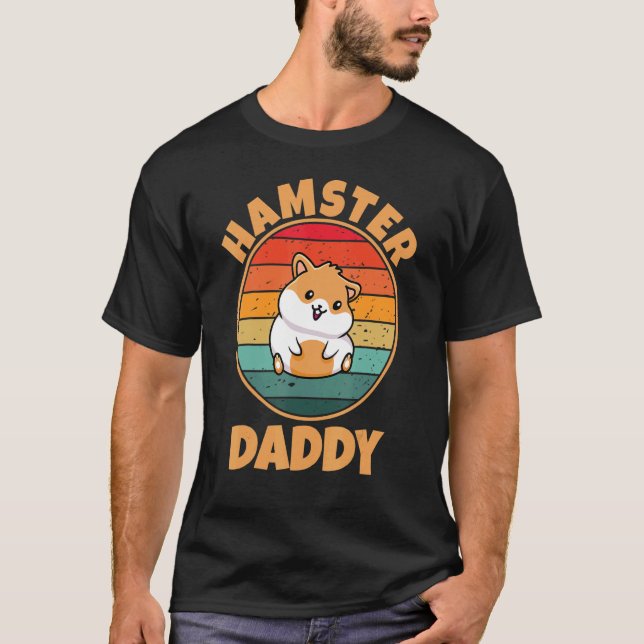 Hamster Daddy Pet Zwarf Hamster Golden Hamster Men T-Shirt (Vorderseite)