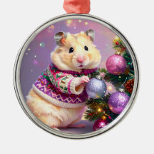 Hamster Decoration Bäume Weihnachten
