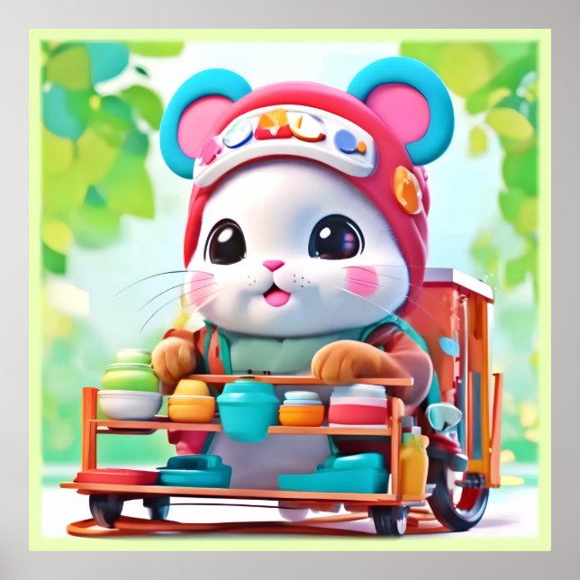 Hamster Delivery Hero Poster (Vorne)