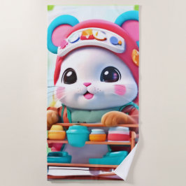 Hamster Delivery Hero Strandtuch