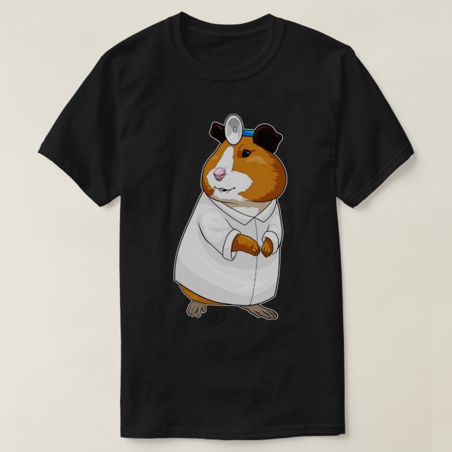 Hamster Doctor coat T-Shirt (Design vorne)