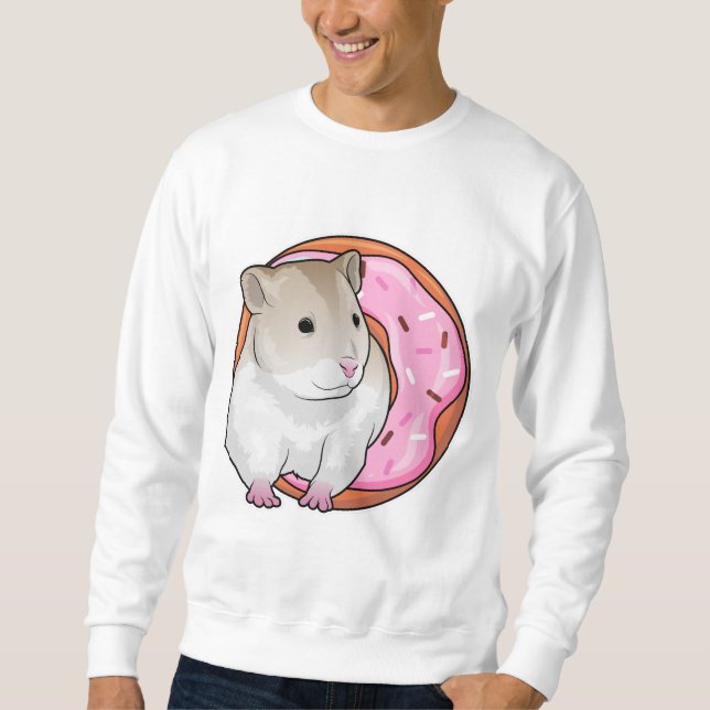 Hamster Donut Sweatshirt (Vorderseite)