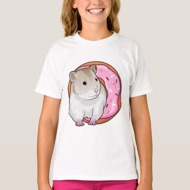 Hamster Donut T-Shirt (Vorderseite)