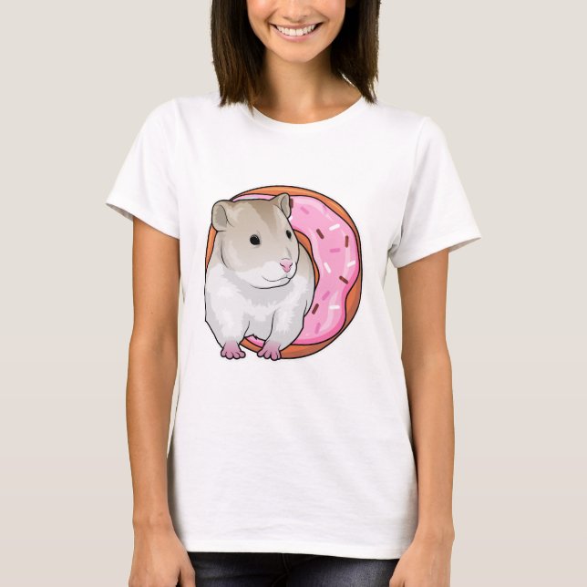Hamster Donut T-Shirt (Vorderseite)