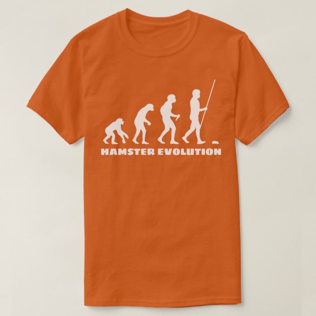 Hamster-Evolution T-Shirt (Design vorne)