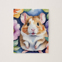 Hamster Family Pet Portrait Puzzle