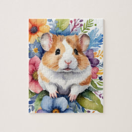 Hamster Family Pet Portrait Puzzle