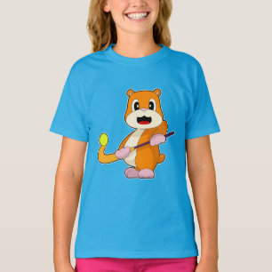 Hamster-Feldhockey Hockeyschläger T-Shirt