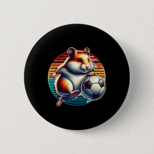 Hamster Fußballspieler Cool Byll Champion Kinder Button