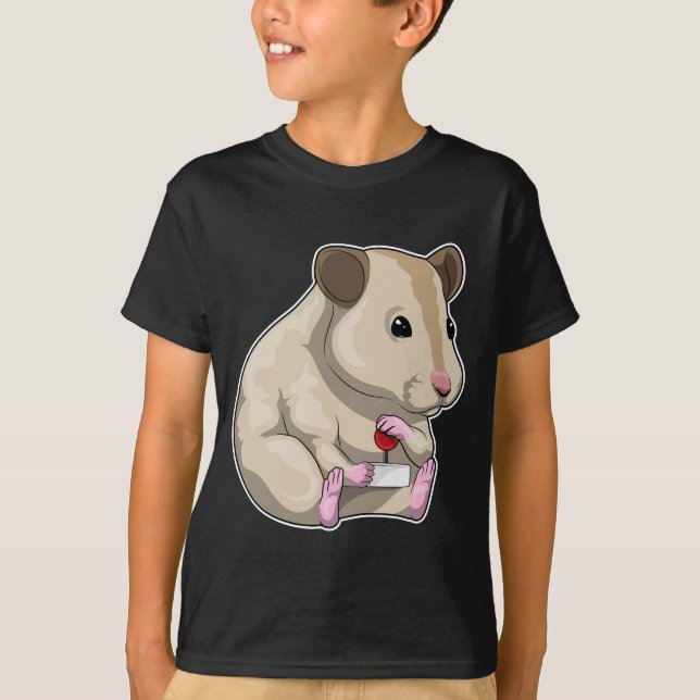 Hamster Gamer Controller T-Shirt (Vorderseite)
