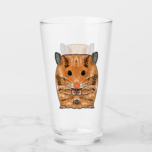 Hamster Glas (Vorderseite)