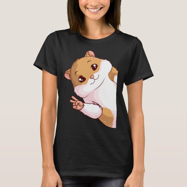Hamster Hammy Women Kids Boys Girls T-Shirt (Vorderseite)