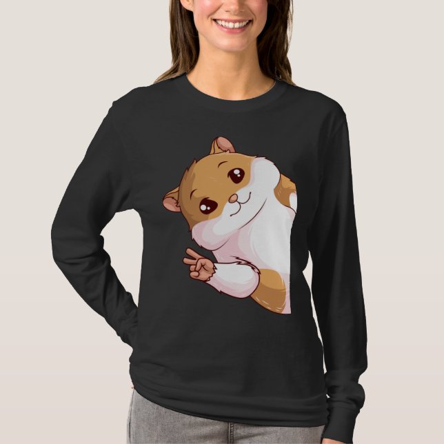 Hamster Hammy Women Kids Boys Girls T-Shirt (Vorderseite)