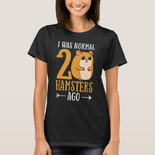 Hamster Haustier Tier Süße Käfige Ball Laufrad Fut T-Shirt