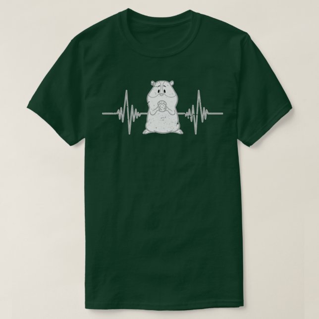 Hamster Heartbeat T-Shirt (Design vorne)