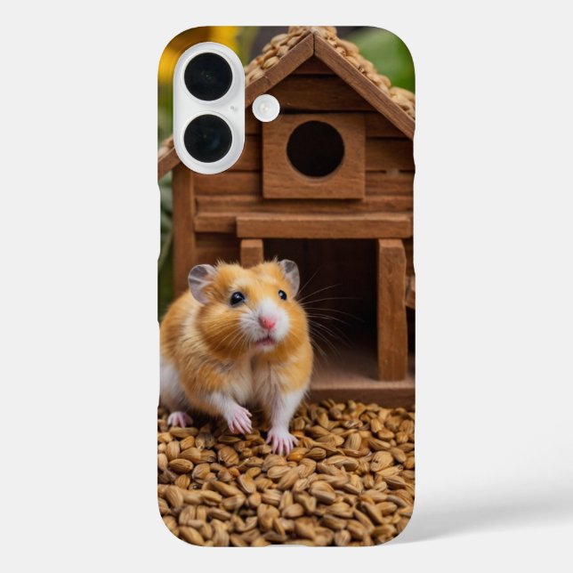 Hamster Hideout Case-Mate iPhone Hülle (Rückseite)