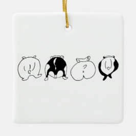 Hamster-Hintern Keramikornament