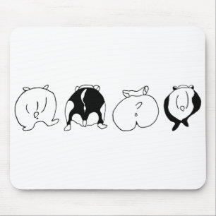 Hamster-Hintern Mousepad