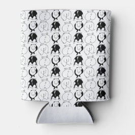 Hamster Hintern Pattern Dosenkühler