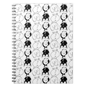 Hamster Hintern Pattern Notizblock