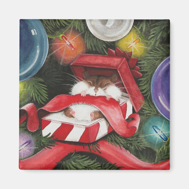 Hamster Holiday Magnet (Vorne)