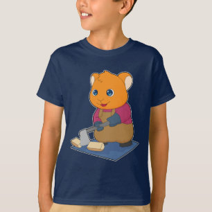 Hamster Holzfälleraxt Wald T-Shirt