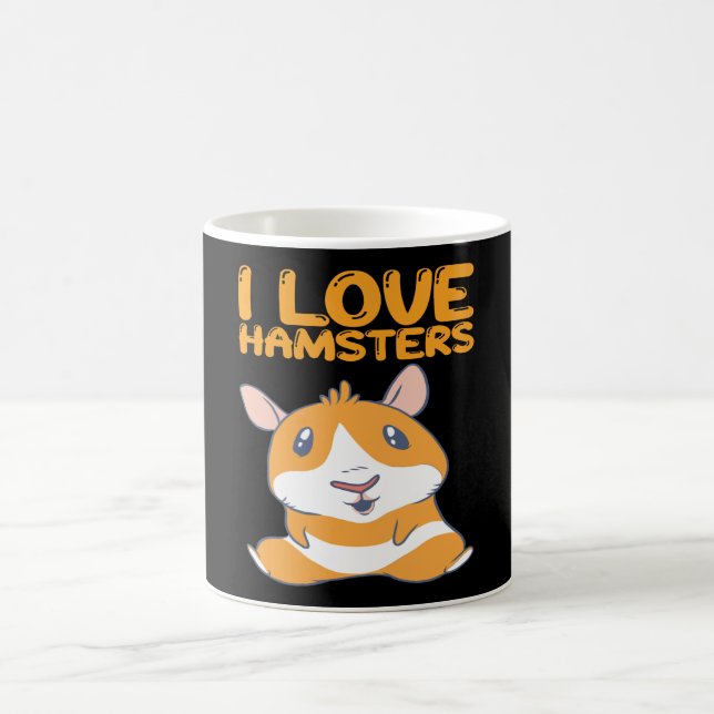 Hamster - I Liebe Hamsters Kaffeetasse (Mittel)