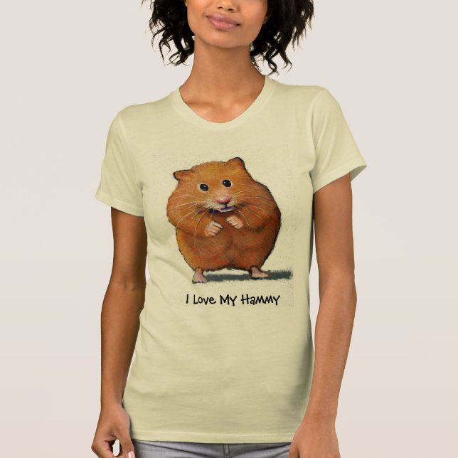 HAMSTER, i-Liebe mein Hammy T-Shirt (Vorderseite)