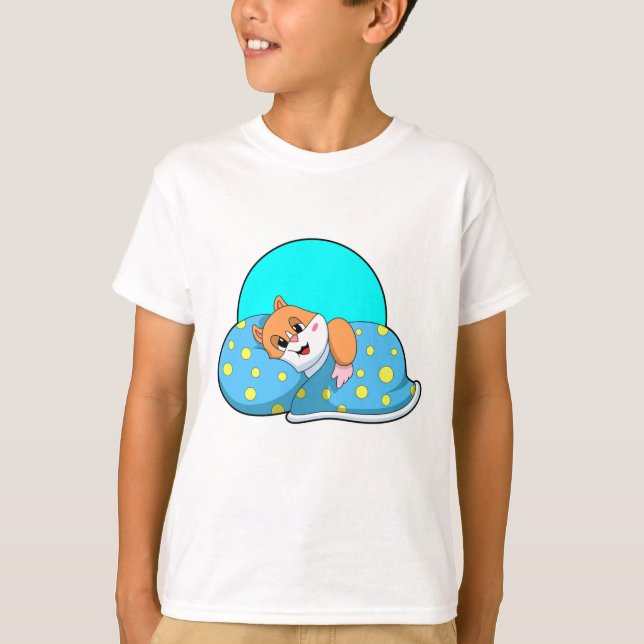 Hamster im Schlaf mit Blanket.PNG T-Shirt (Vorderseite)