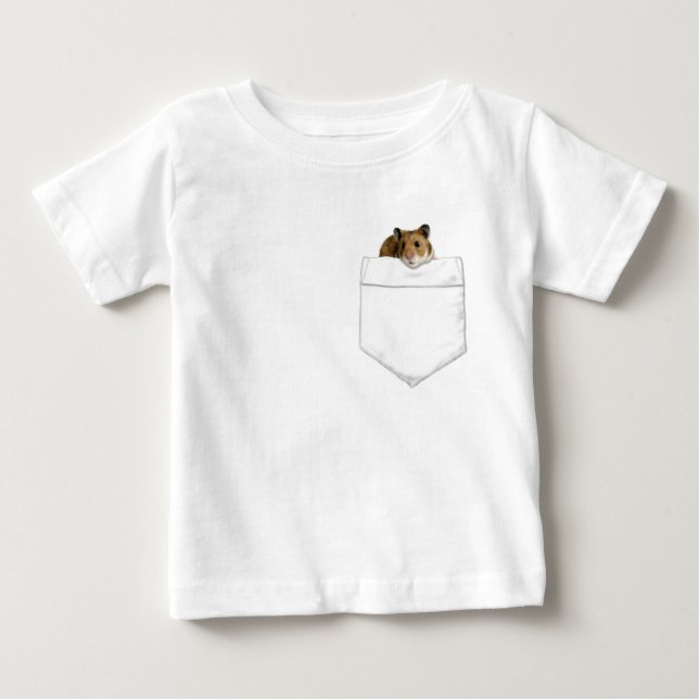 Hamster in deinem Pocket Baby T-shirt (Vorderseite)