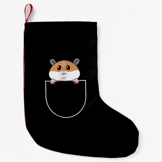 Hamster in Imitaten Kleiner Weihnachtsstrumpf (Vorderseite)