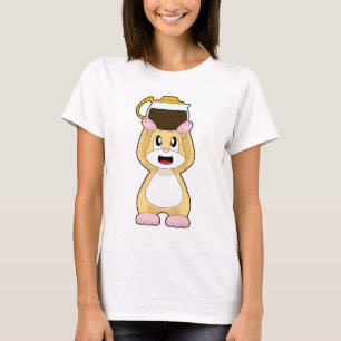 Hamster Kaffee Kaffeekanne T-Shirt