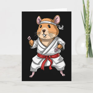 Hamster Karate Ninja Jiu-jitsu Judo Taekwondo Mart Karte