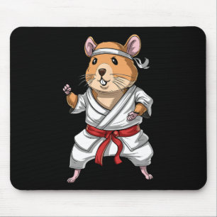 Hamster Karate Ninja Jiu-jitsu Judo Taekwondo Mart Mousepad